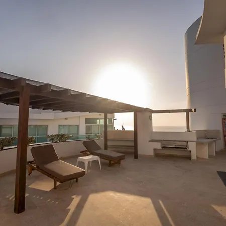 Luxury 3br Apto. Salida A Playa Piscina Jacuzzi Apartamento Cartagena